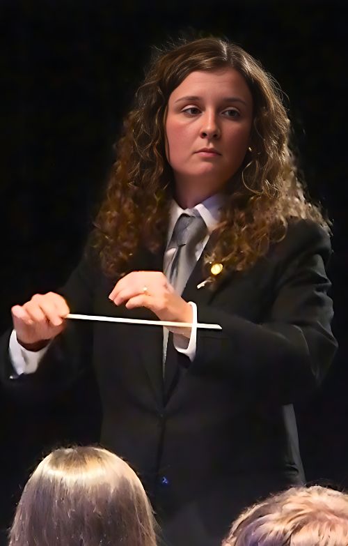 Laia García Ballester Directora Banda Juvenil La Lira de Pozuelo
