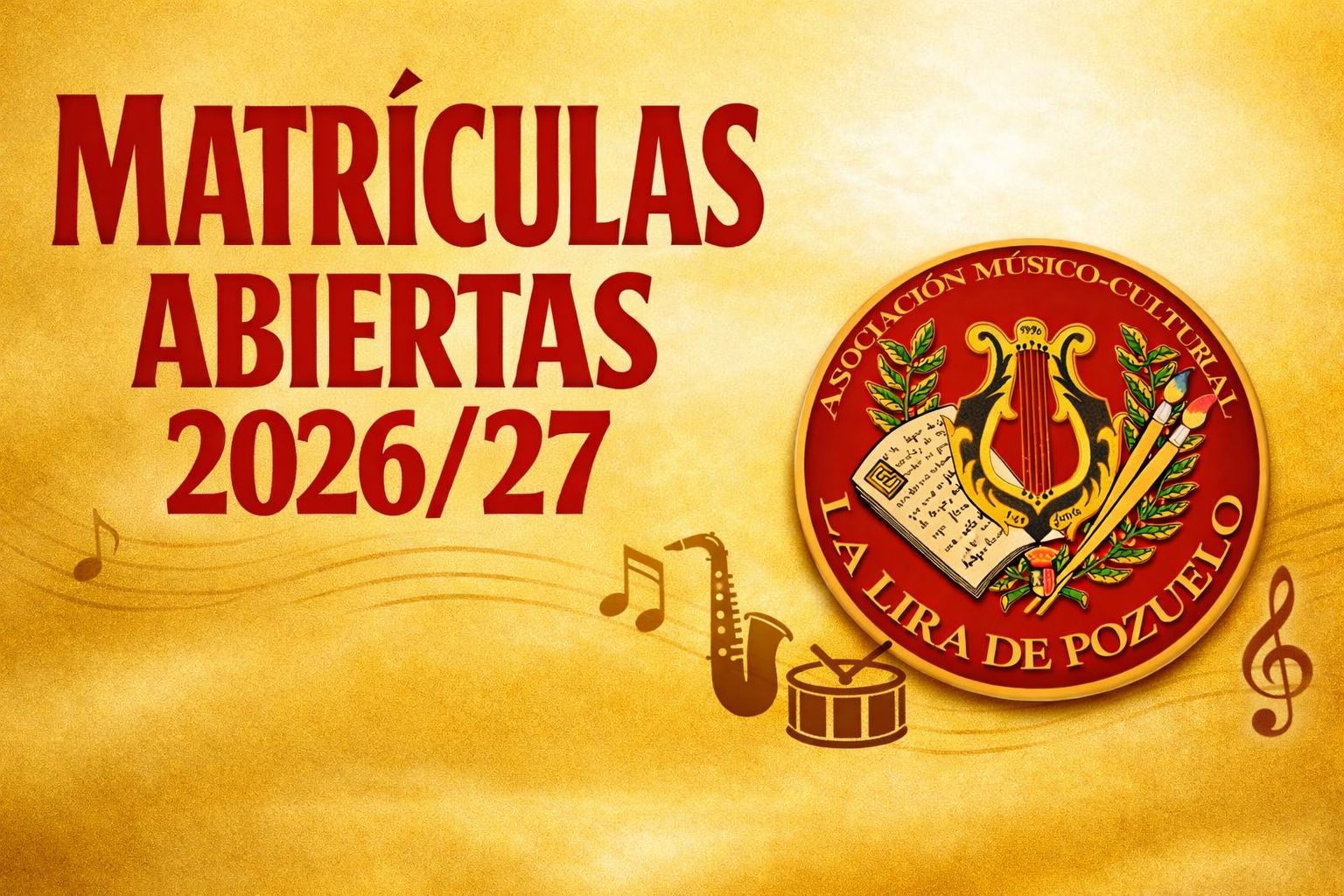 Matrículas La Lira de Pozuelo 2026/27