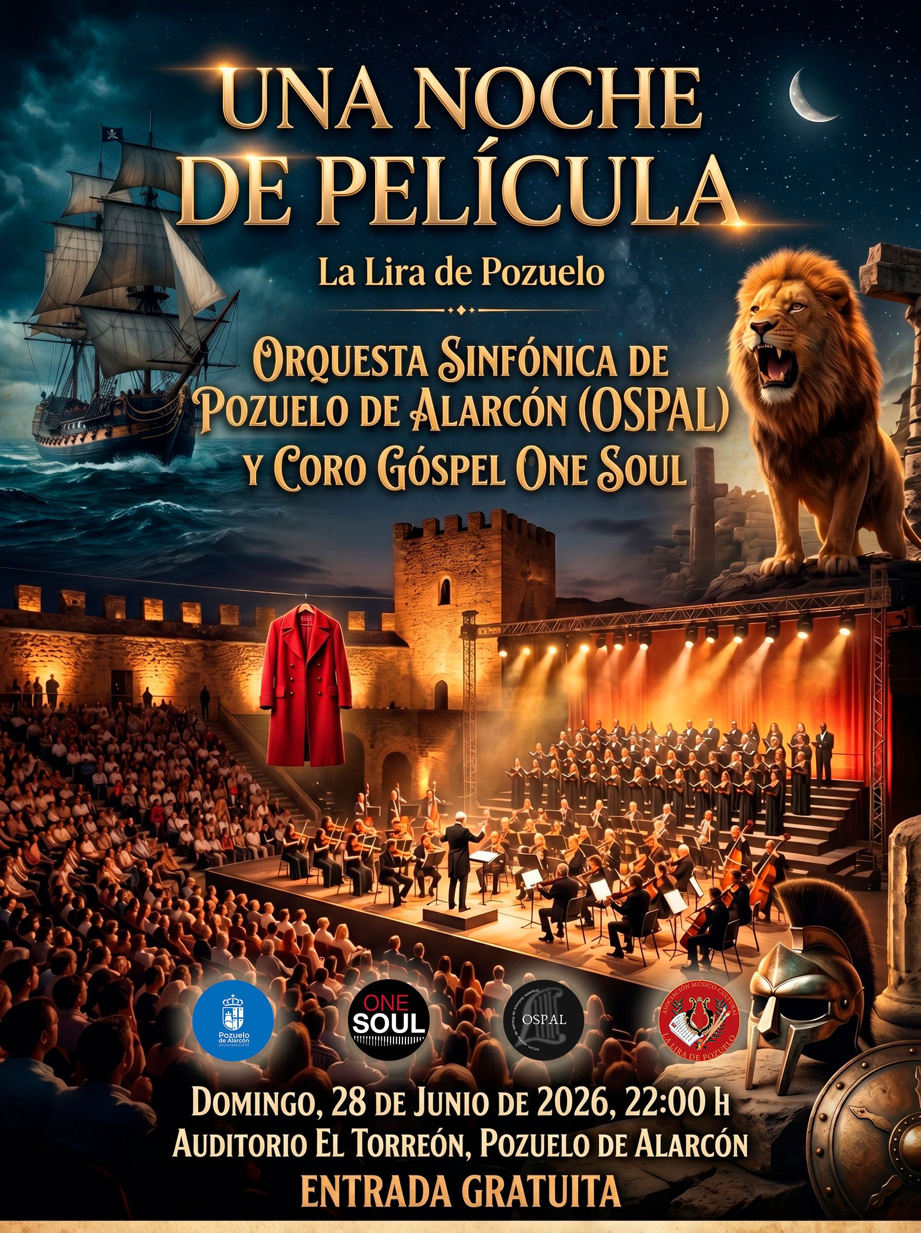 Concierto OSPAL y Coro Góspel Noche de Película