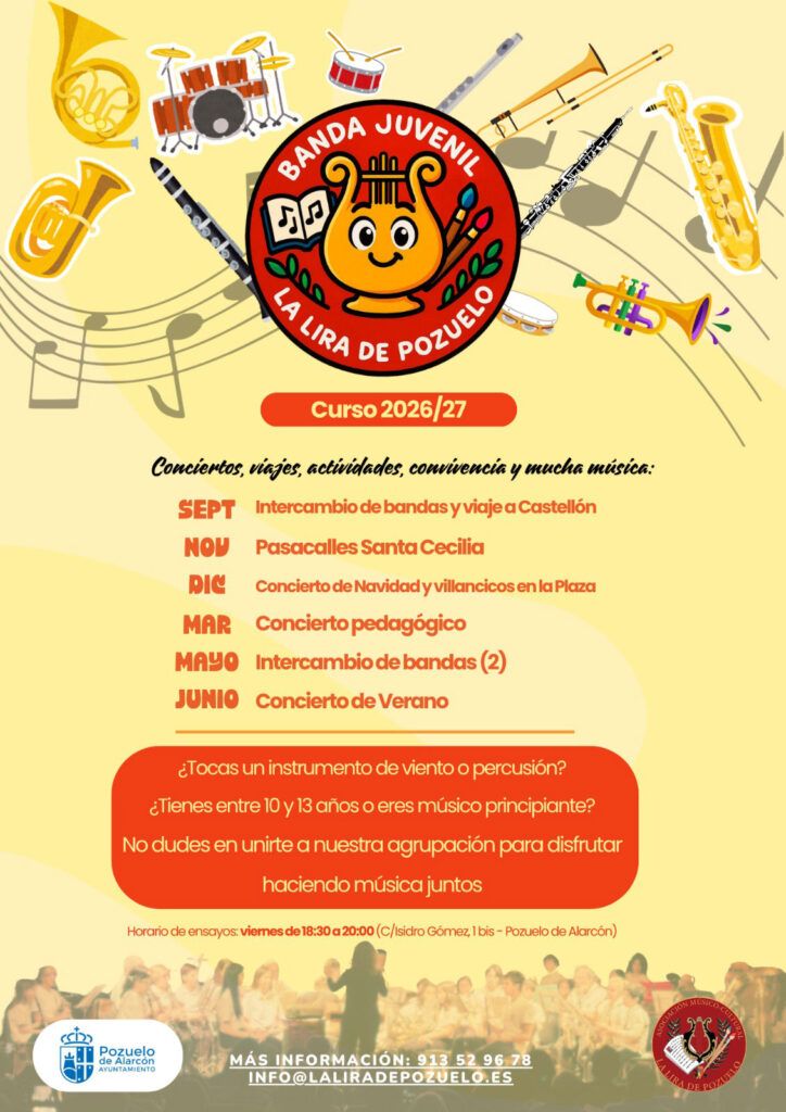 Banda Juvenil La Lira de Pozuelo Curso 2026 | La Lira